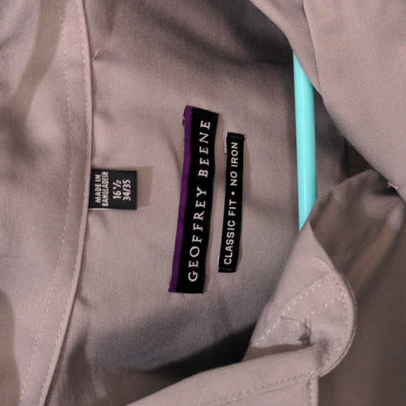 Grey men's dress shirt - Picture 3 of 3